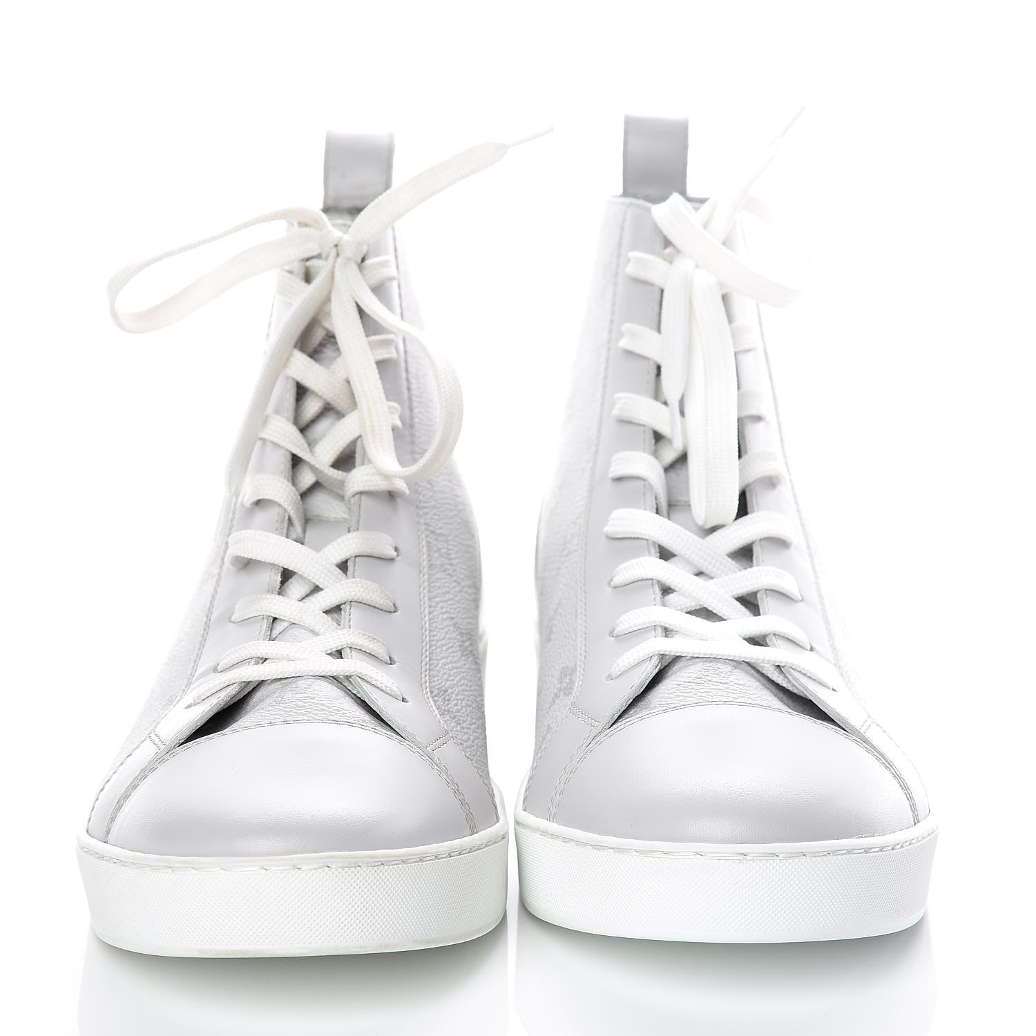 Louis Vuitton Monogram Match Up Sneakers 7.5 White 2 of 15