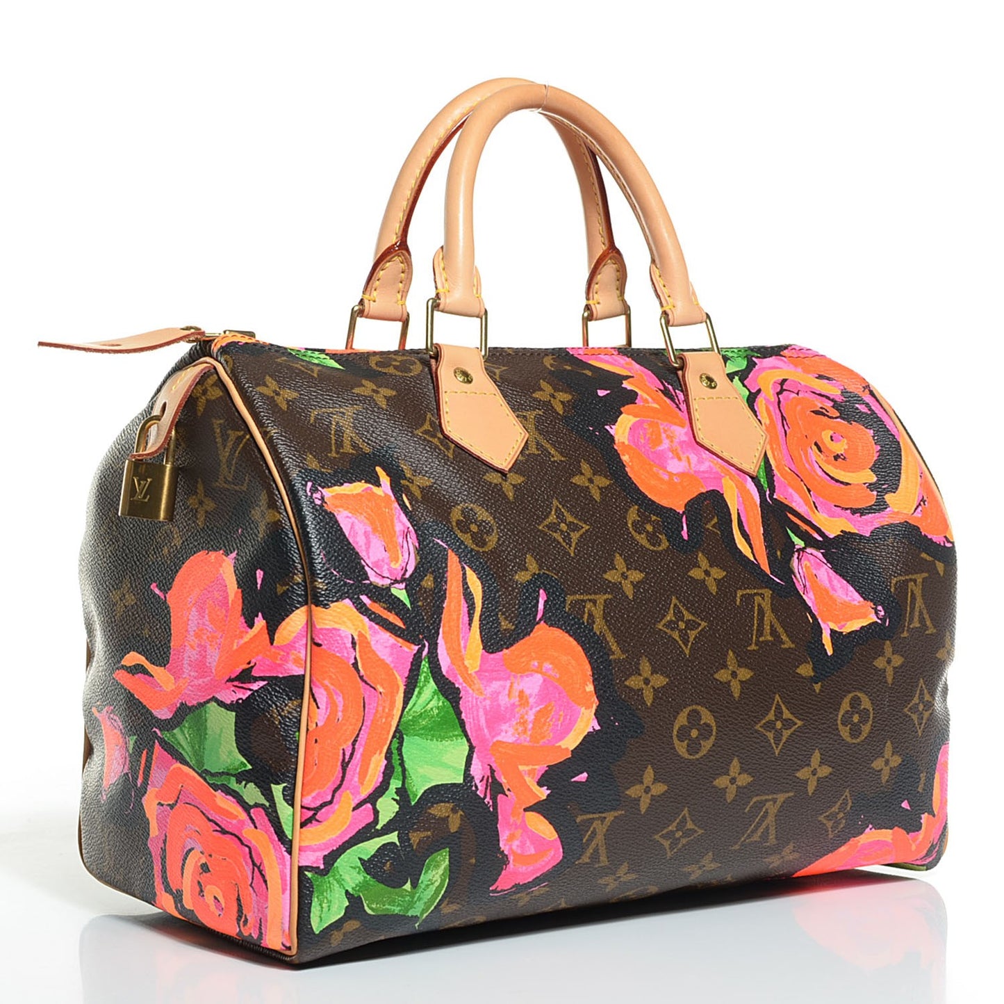 Monogram Roses Speedy 30