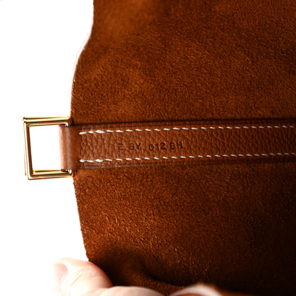 Hermes Barenia Faubourg Picotin Lock 18 PM Fauve 7 of 14