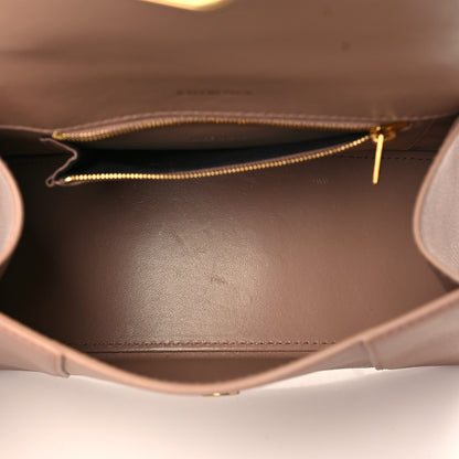 Balenciaga Grained Calfskin Small Hourglass Top Handle Bag Nude Beige 5 of 10