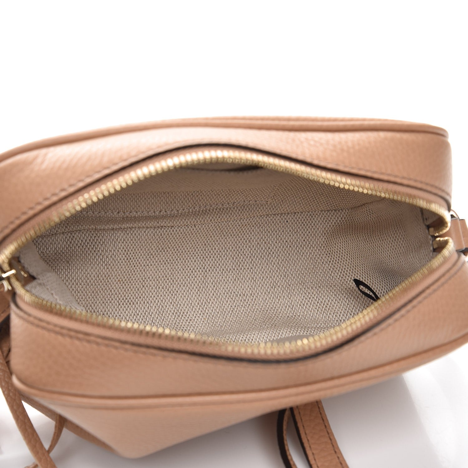Gucci Pebbled Calfskin Small Soho Disco Bag Camelia 5 of 7