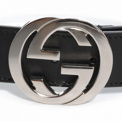 Gucci Leather Interlocking G Belt 90 36 Black 4 of 5