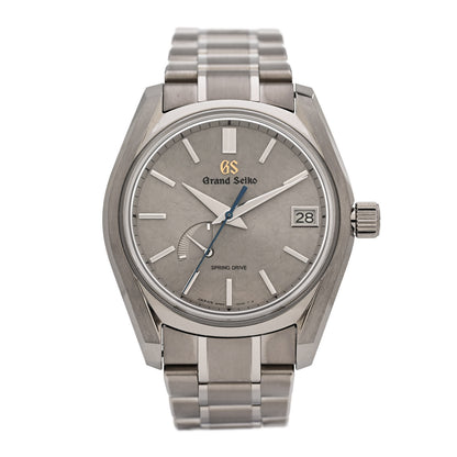 Grand Seiko Titanium 40mm Spring Drive Four Seasons Taisetsu Winter Automatic Watch SBGA415G 1 of 5
