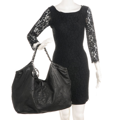 Chanel Distressed Caviar XL Coco Cabas Black 2 of 7