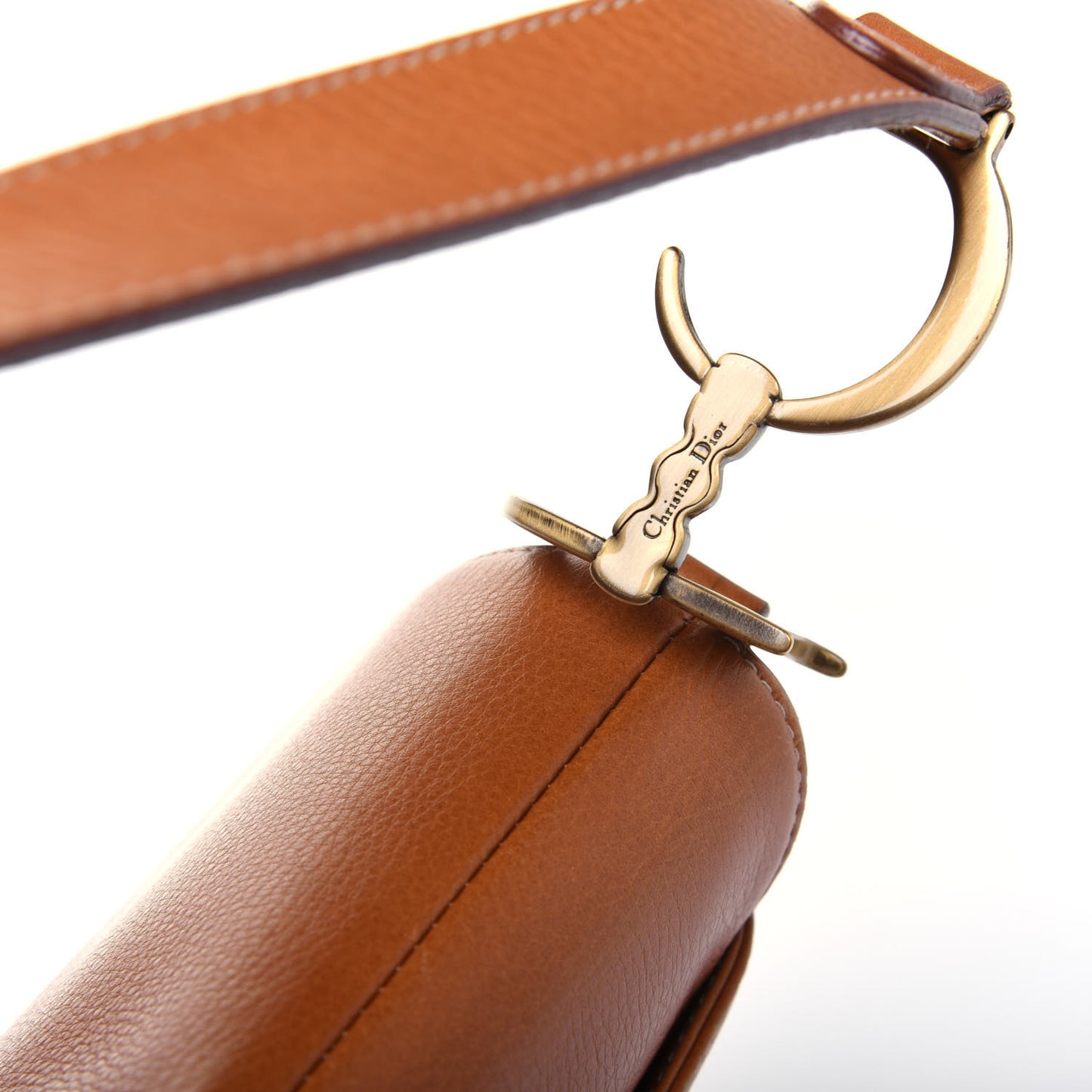 Calfskin Saddle Bag Tan
