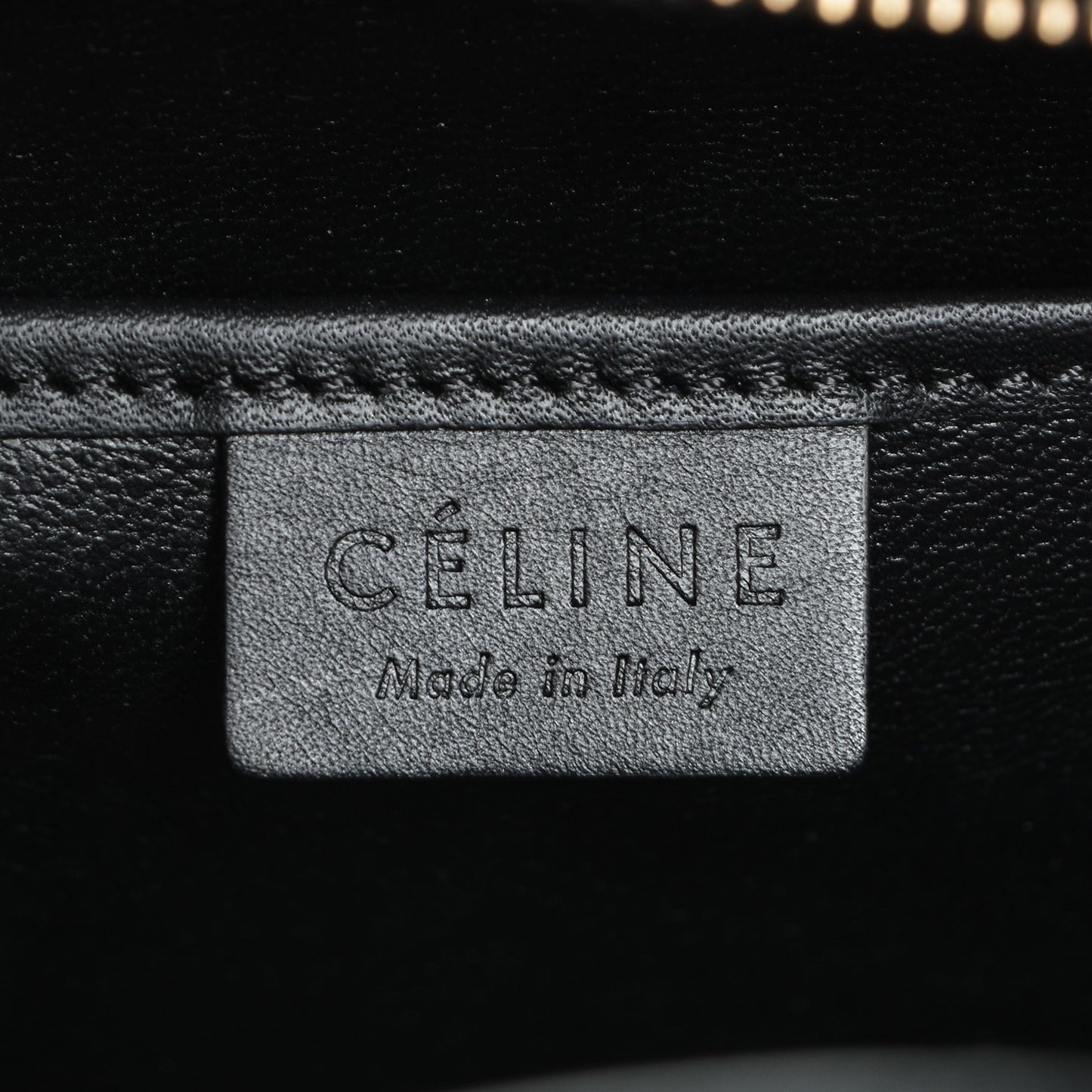 Drummed Calfskin Suede Nano Tri-Color Luggage Amber