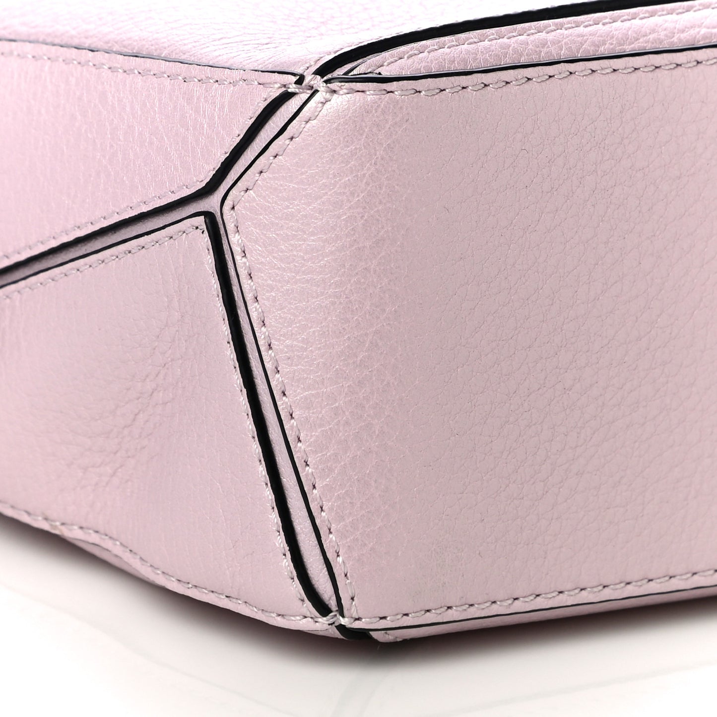 Calfskin Mini Puzzle Bag Icy Pink