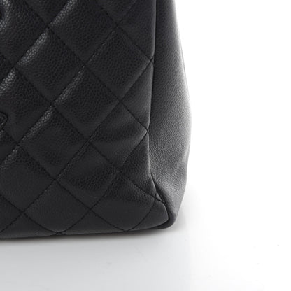 Chanel Caviar Quilted Grand Shopping Tote GST Black 15 of 17