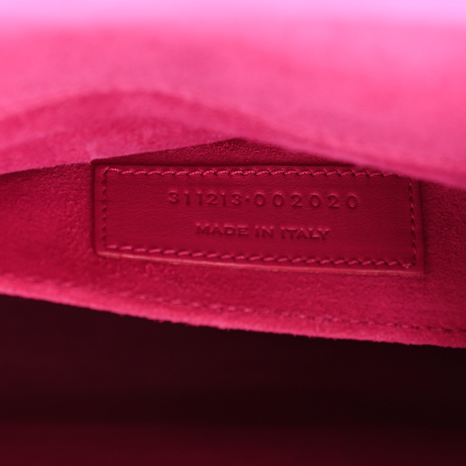 Saint Laurent Calfskin Classic Y Ligne Clutch Fuchsia 7 of 8