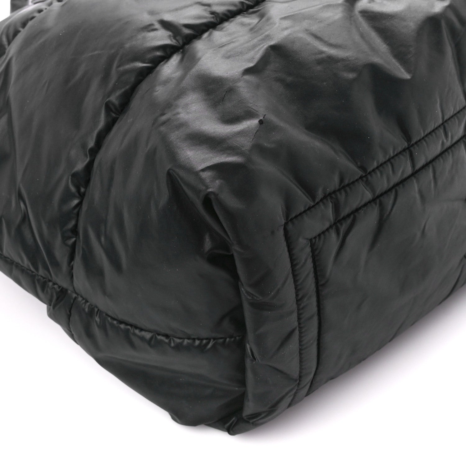 Chanel Lambskin Quilted Medium Coco Cocoon Reversible Tote Black 11 of 12