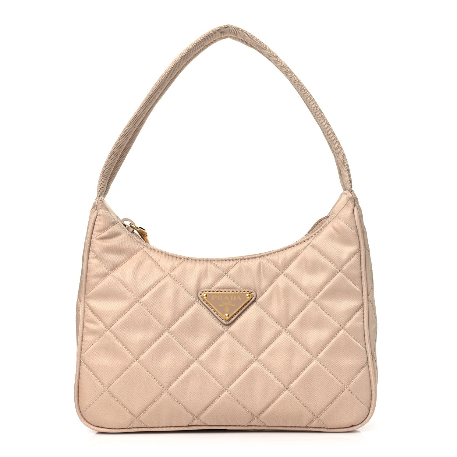 Prada Tessuto Nylon Impuntu Quilted Shoulder Bag Cammeo 1 of 10