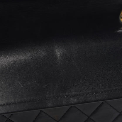 Chanel Lambskin Quilted Medium Double Flap Black 11 of 11