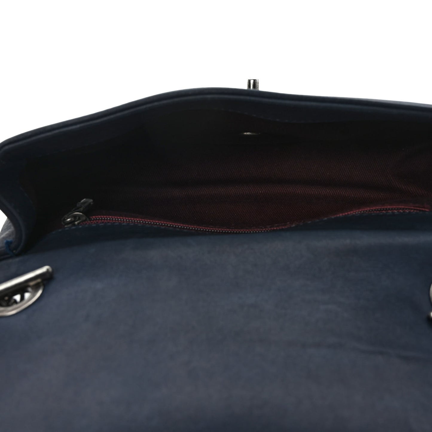Calfskin Diamond Embossed New Chic Flap Blue