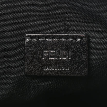 Fendi X FILA Vitello Mania Medium Pyramid Cosmetic Case White Blueberry 6 of 8