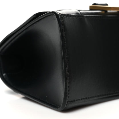 Balenciaga Shiny Box Calfskin Small Hourglass Top Handle Bag Black 9 of 11