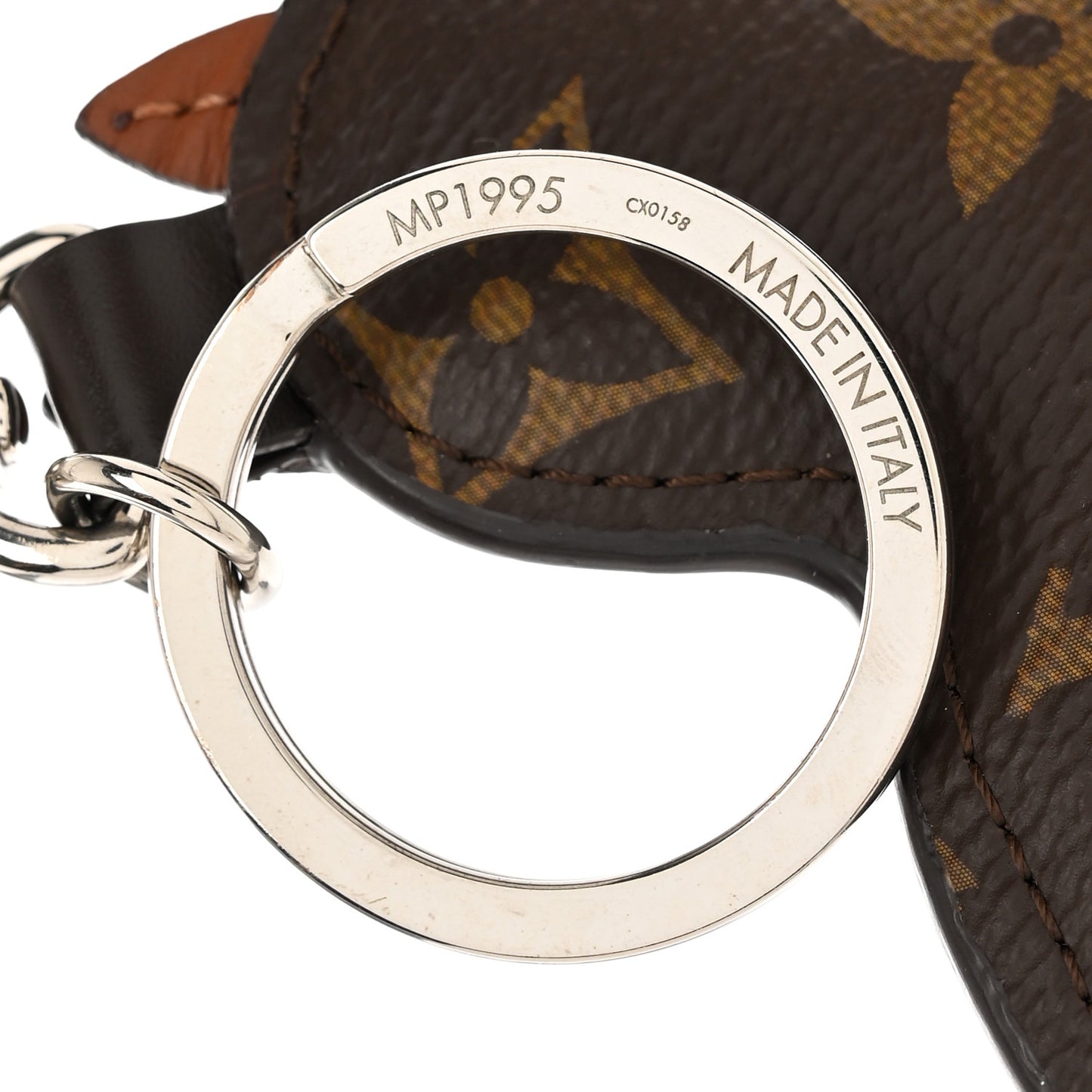 Monogram Dog Bag Charm Key Holder