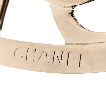 Chanel Metal CC Heart Coco In Love Hoop Earrings Gold 4 of 6
