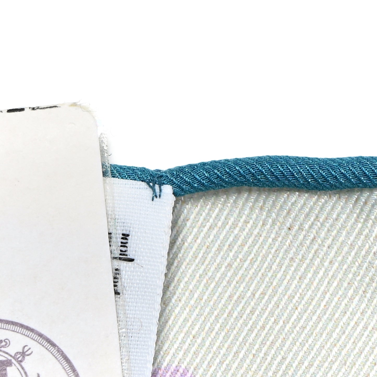 Silk Chorus Stellarum Scarf 70 Gris Perle Bleu Azur