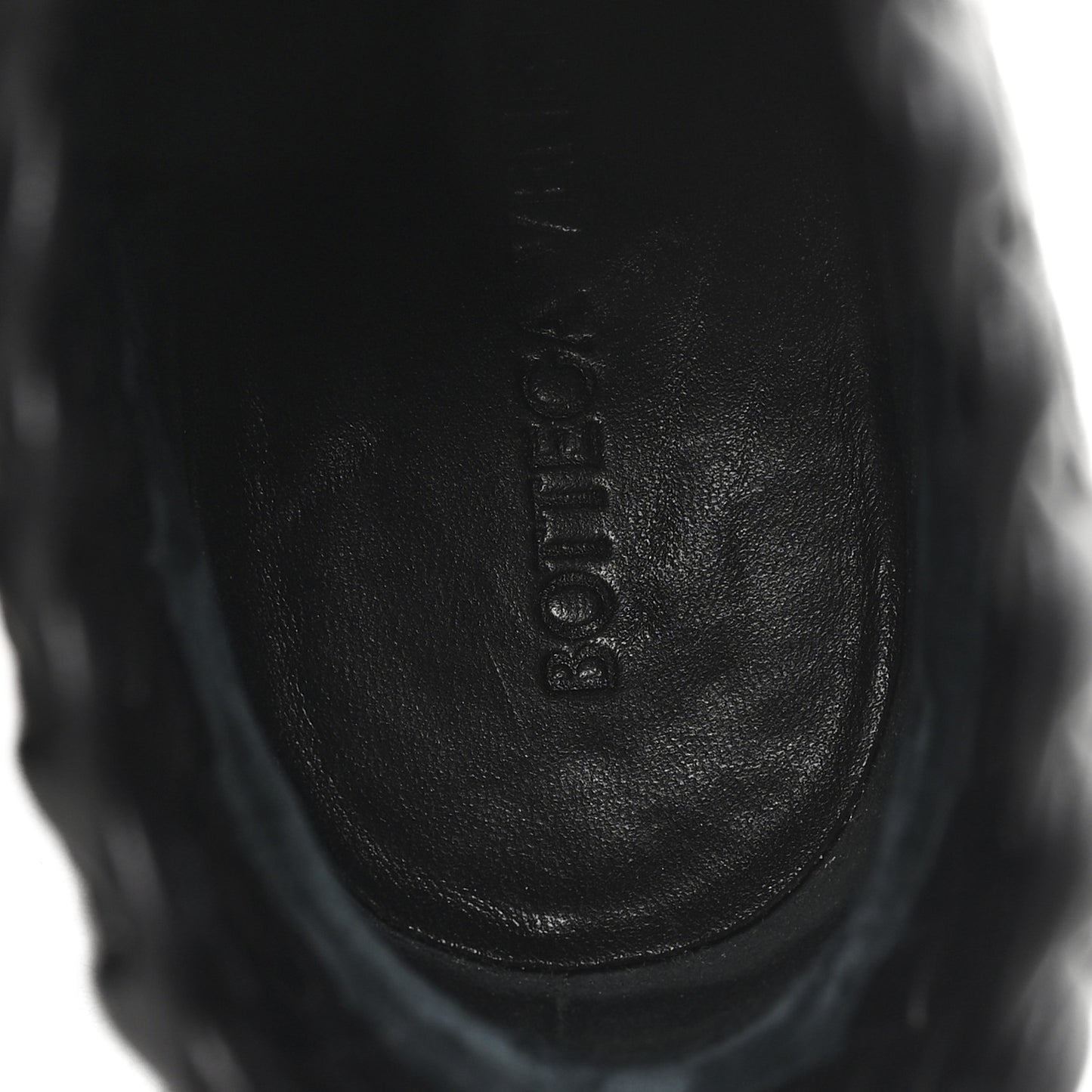 Nappa Padded Intreccio Canalazzo Ankle Boots 38 Black