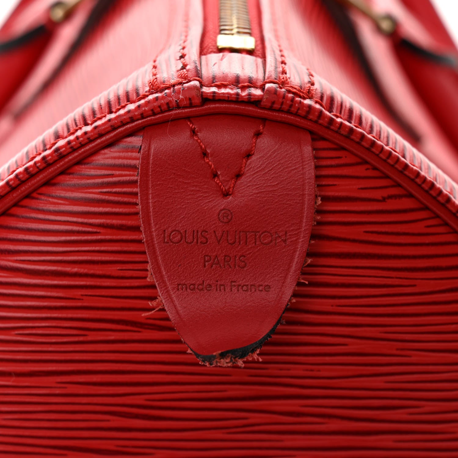 Louis Vuitton Epi Speedy 35 Castillan Red 6 of 9