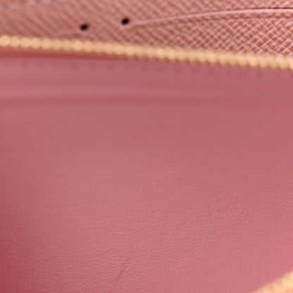 Louis Vuitton Damier Azur Zippy Wallet Rose Ballerine 8 of 11