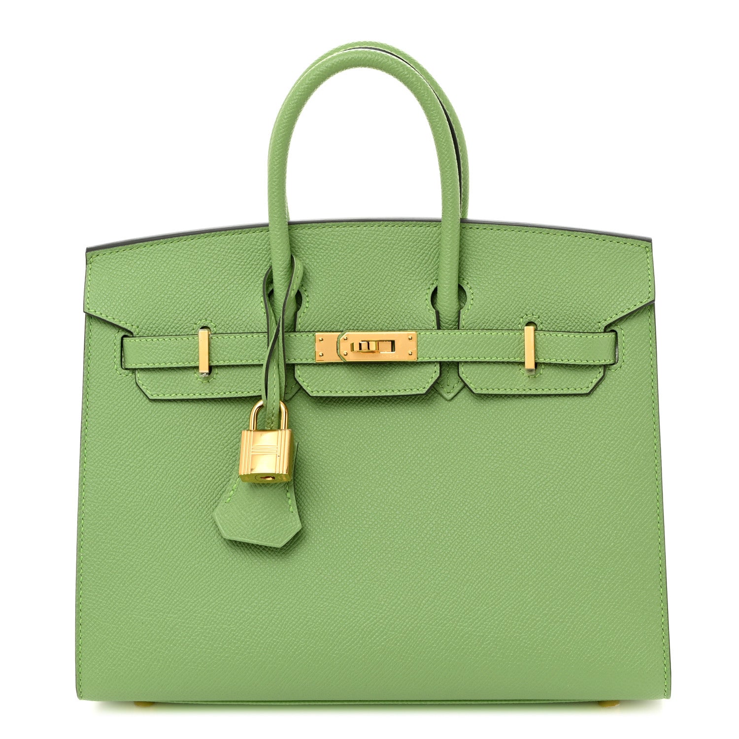 Hermes Epsom Birkin Sellier 25 Vert Criquet 1 of 11