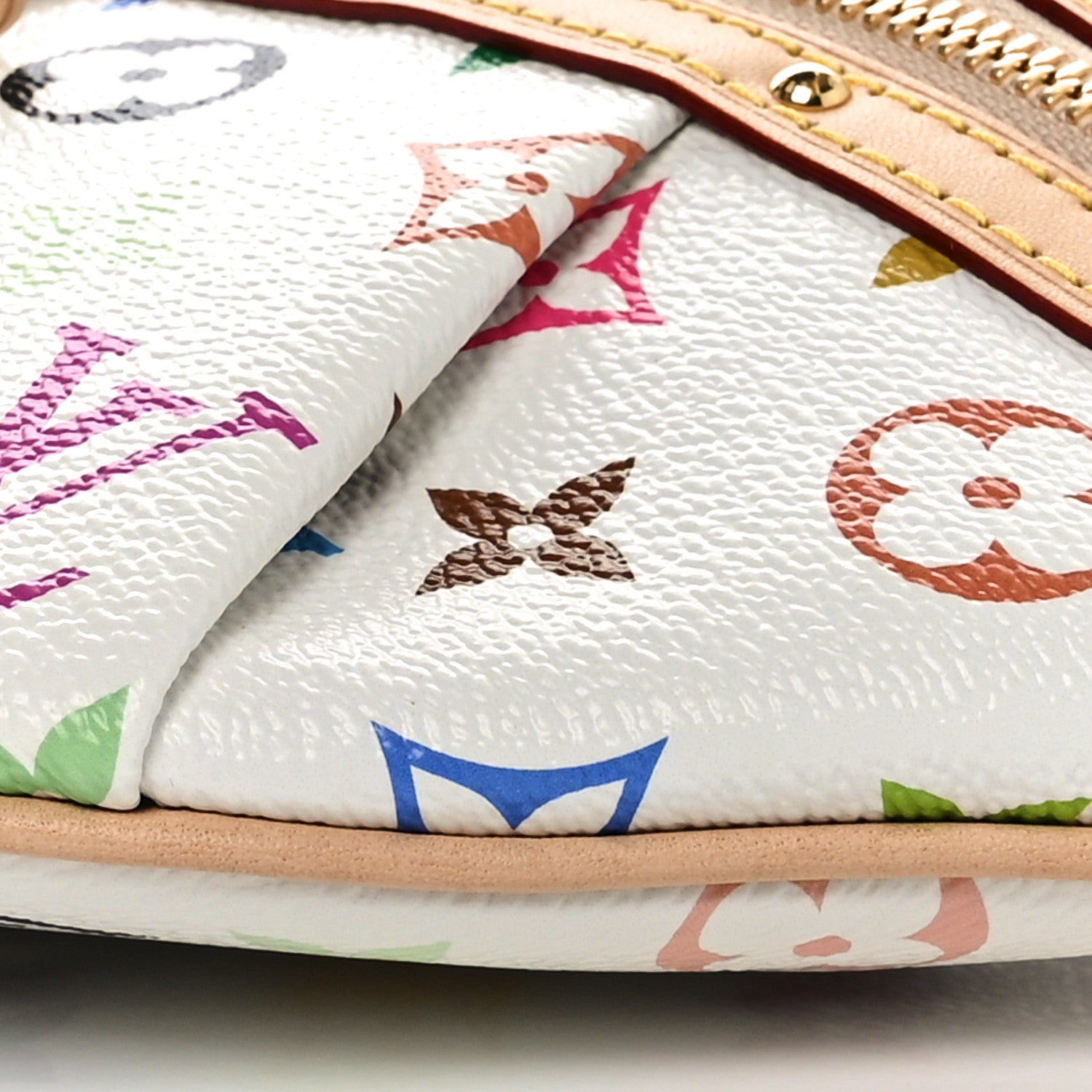 Louis Vuitton LV X TM Monogram Multicolor High Rise Bumbag White 9 of 10