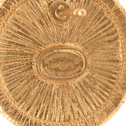 Chanel Pearl CC Tags Drop Earrings Gold 4 of 5