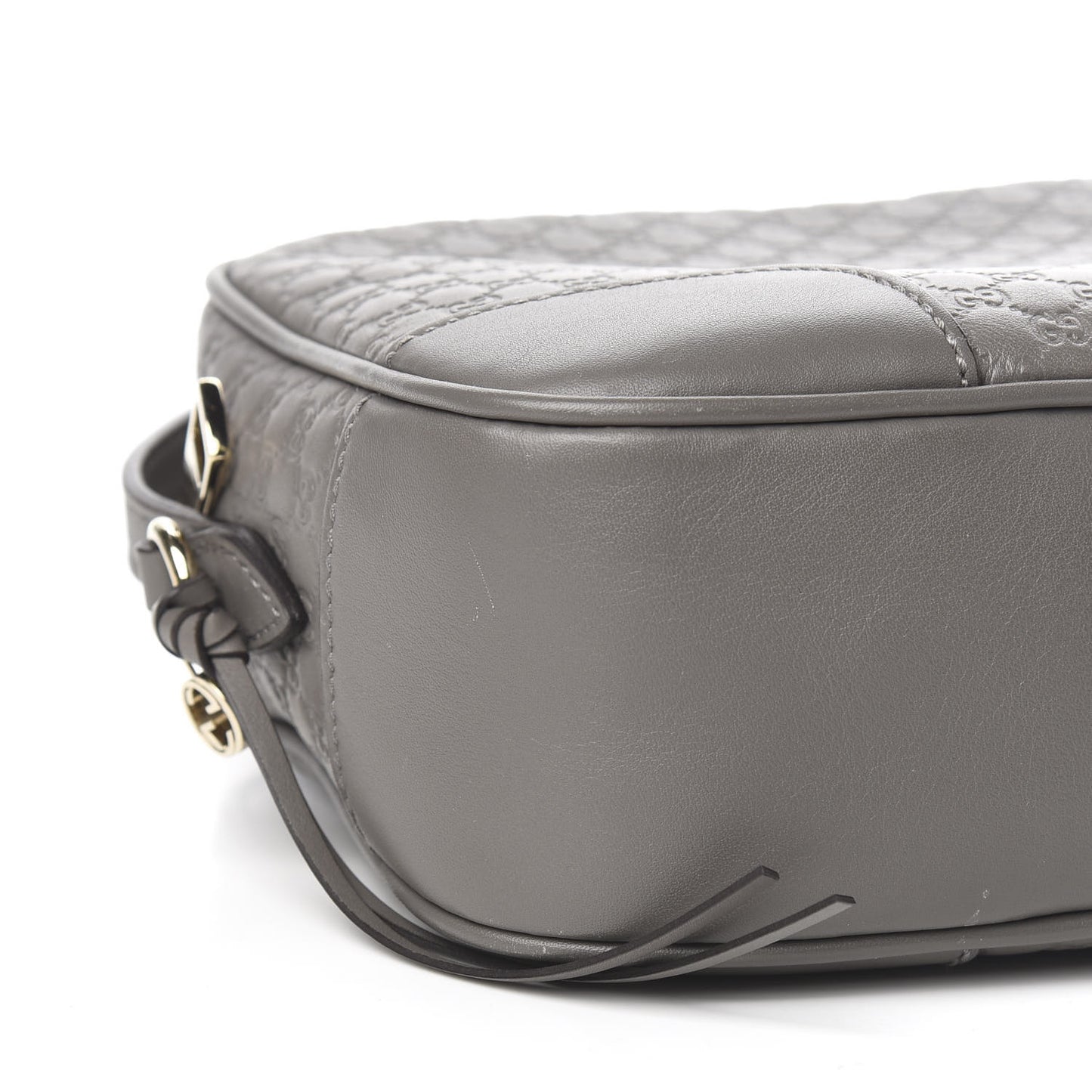 Microguccissima Mini Bree Messenger Bag Grey