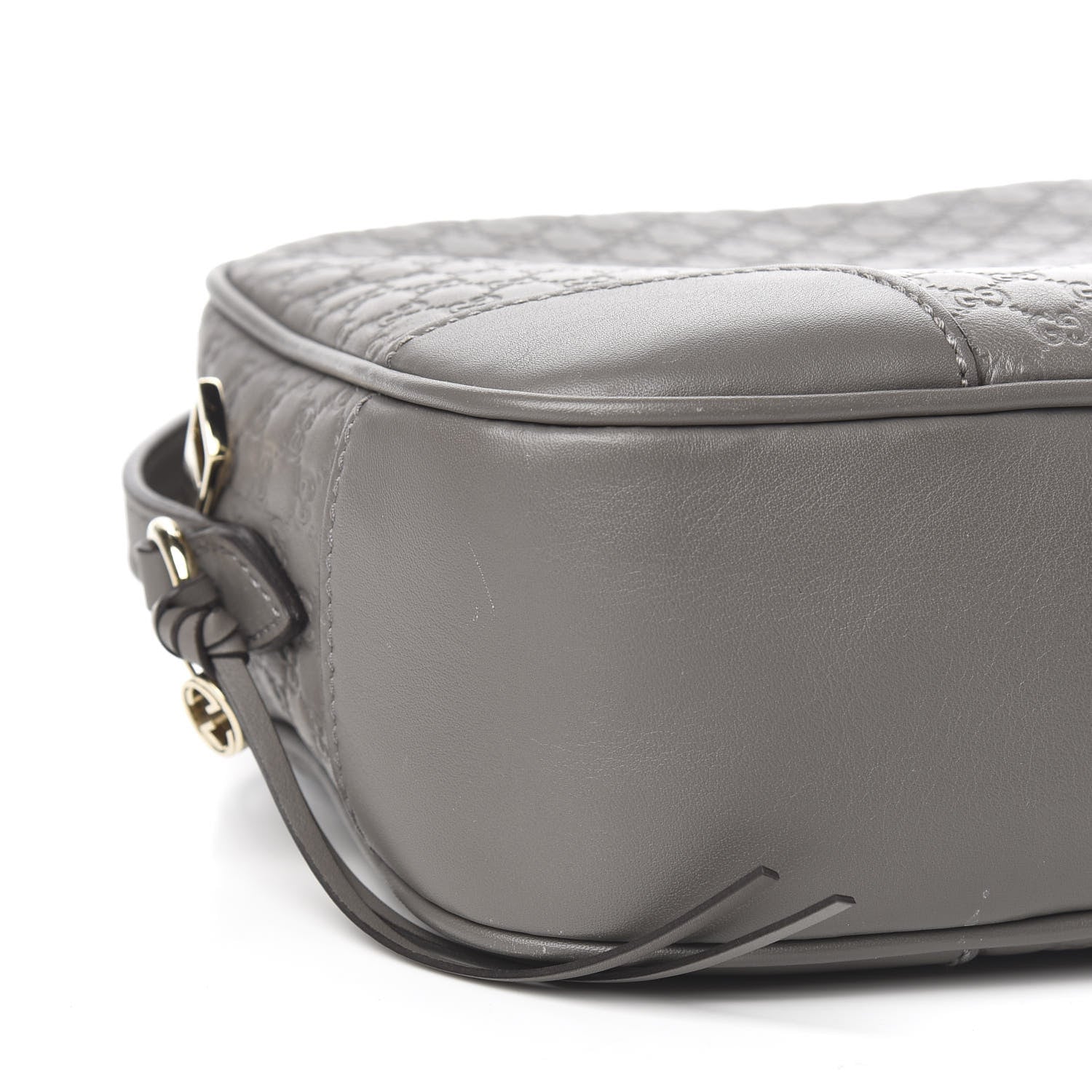 Gucci Microguccissima Mini Bree Messenger Bag Grey 8 of 10