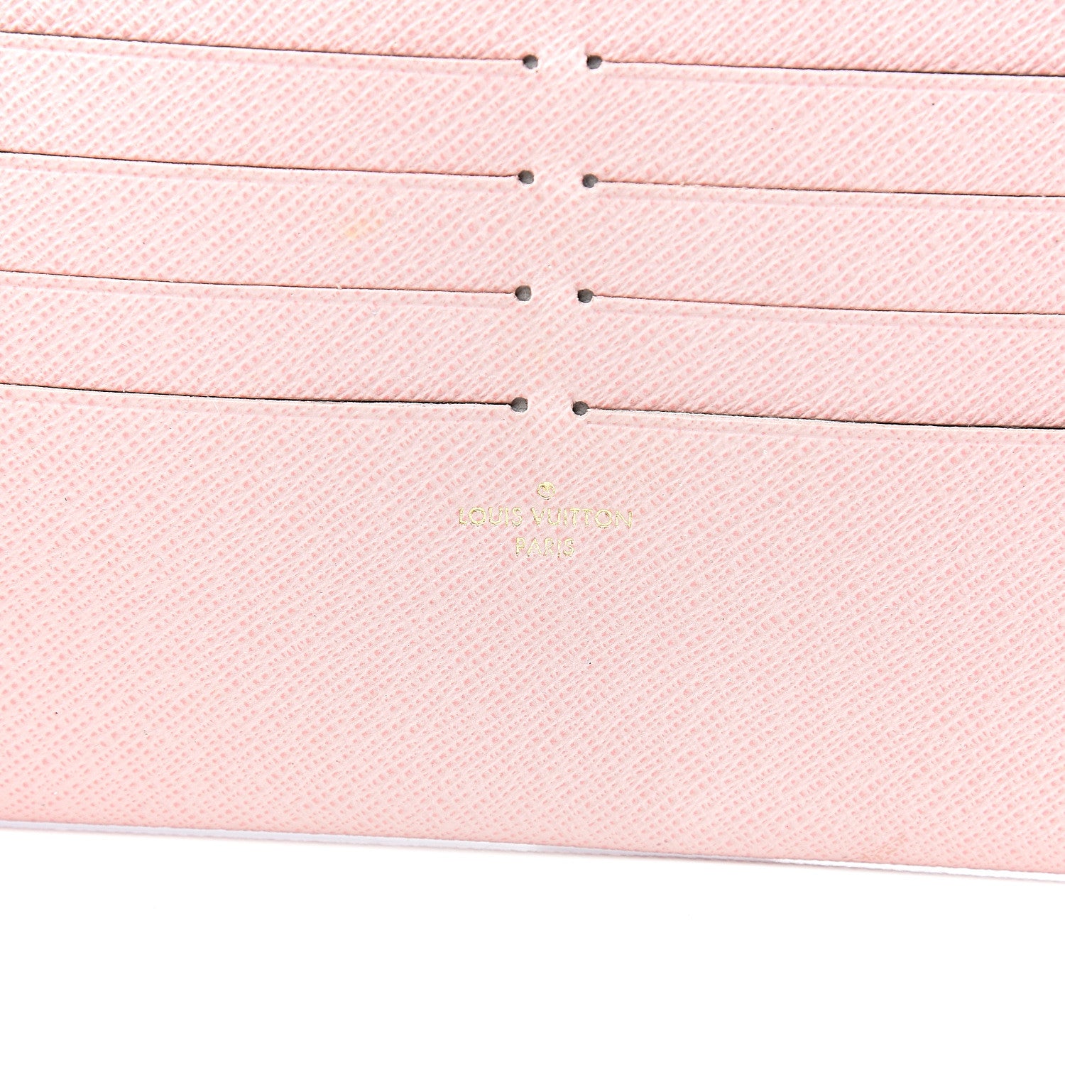 Louis Vuitton Calfskin Felicie Card Holder Insert Rose Ballerine 5 of 5