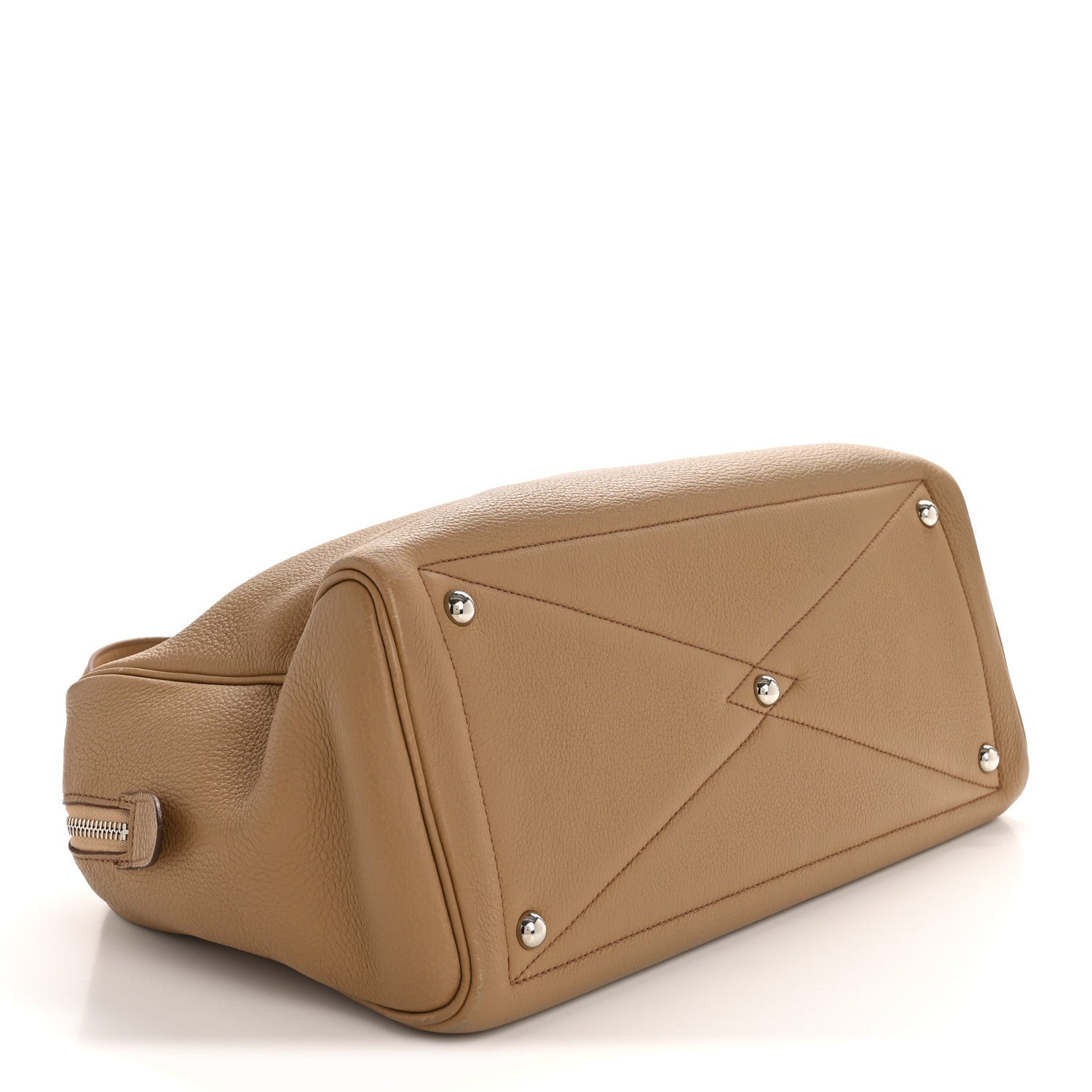 Hermes Taurillon Clemence Victoria II 35 Biscuit 4 of 13