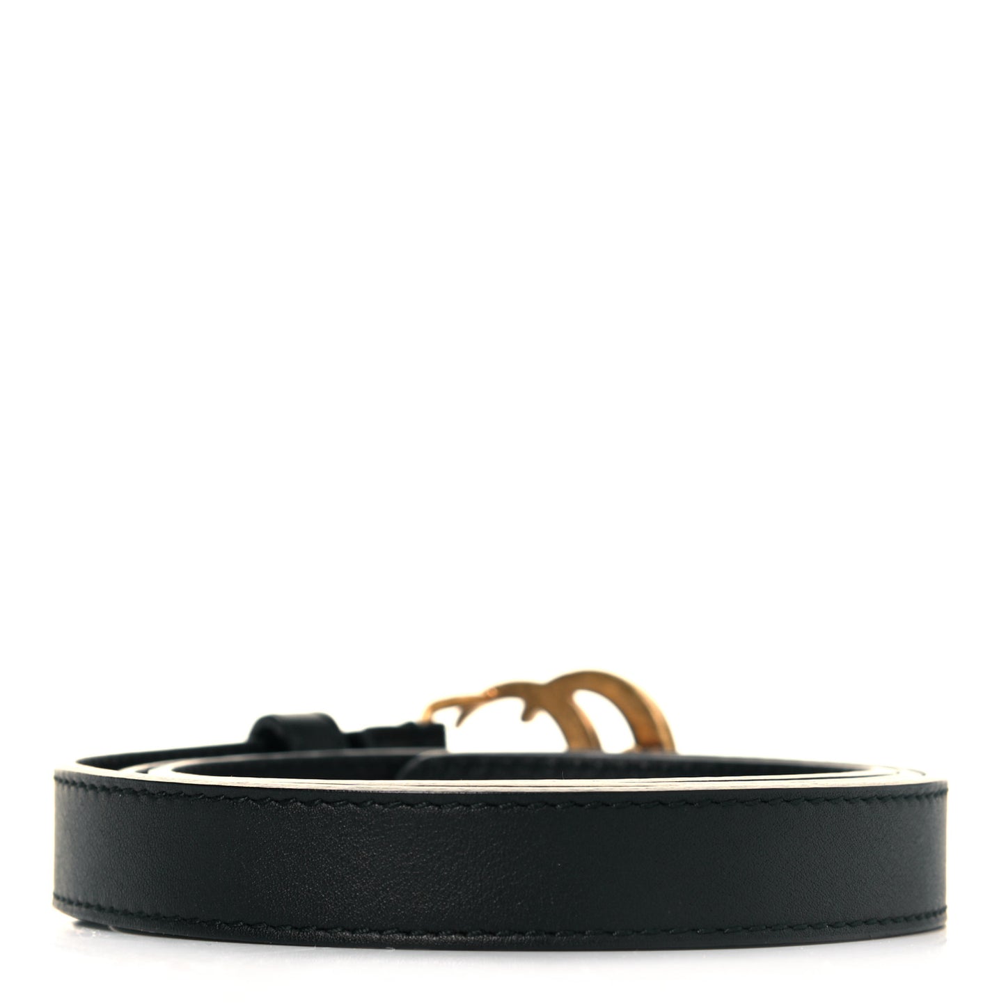 Calfskin Double G 20mm Belt 90 36 Black
