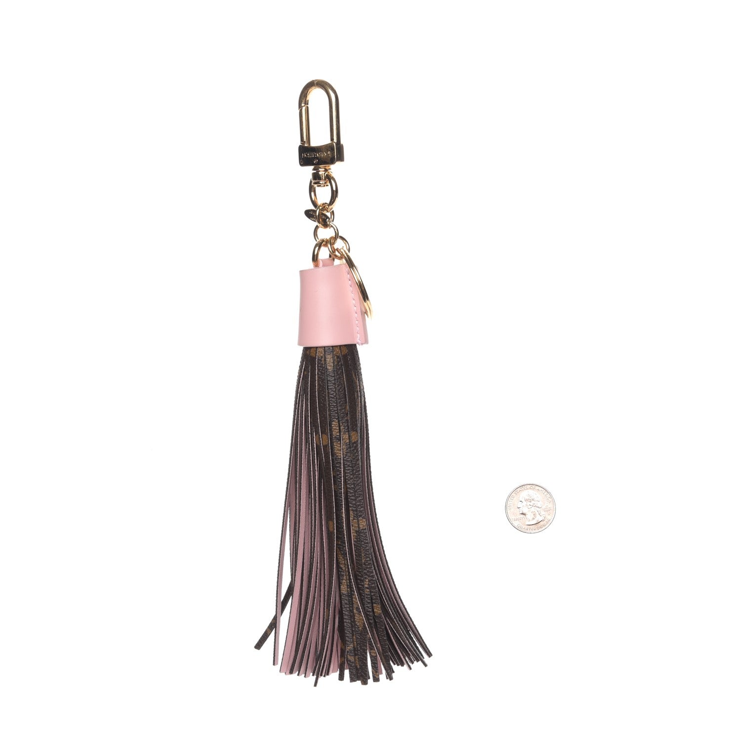 Louis Vuitton Monogram Tassel Bag Charm Pink 2 of 4