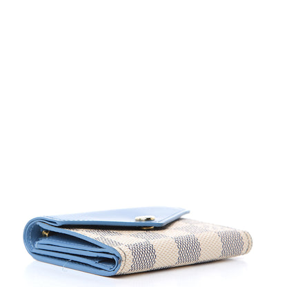 Louis Vuitton Damier Azur Zoe Wallet Bleuet 4 of 8