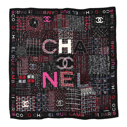 Chanel Silk CC Logo Square Scarf Multicolor 1 of 3