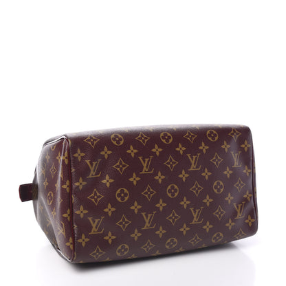 Louis Vuitton Monogram Mirage Speedy 30 Bordeaux 3 of 9
