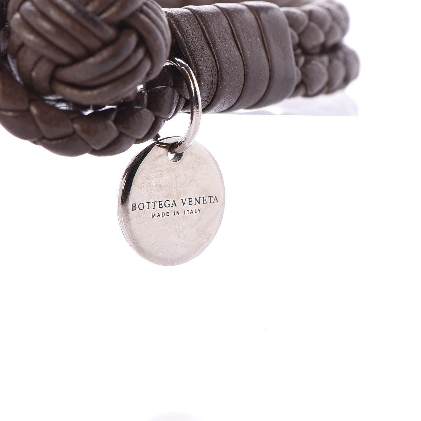 Nappa Intrecciato Bracelet M Ebano