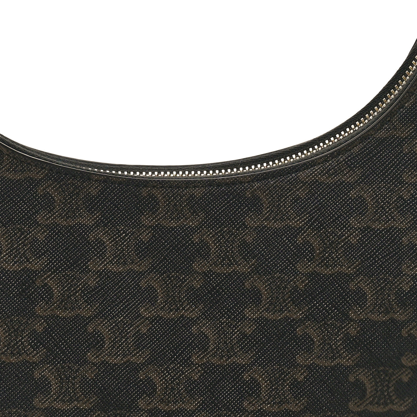 Celine Triomphe Canvas Calfskin Ava Shoulder Bag Tan 7 of 9