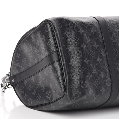 Louis Vuitton Monogram Eclipse Keepall Bandouliere 45 8 of 9