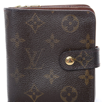 Louis Vuitton Monogram Compact Zippe Zipped Wallet 11 of 13