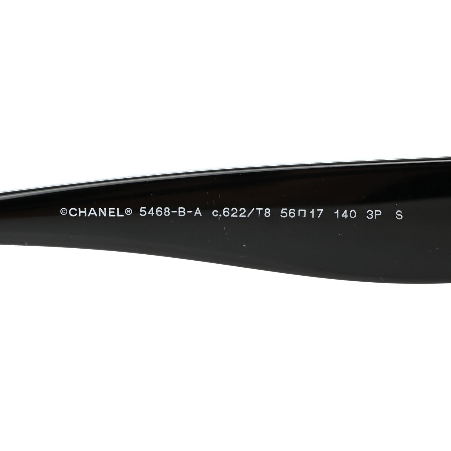 Chanel Acetate Polarized CC Sunglasses 5468-B-A Black 5 of 8