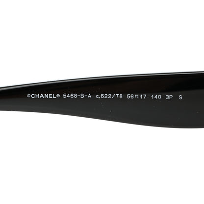 Chanel Acetate Polarized CC Sunglasses 5468-B-A Black 5 of 8