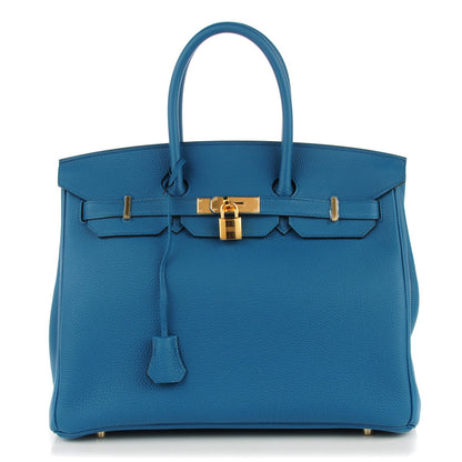 Hermes Togo Birkin 35 Bleu Cobalt 1 of 22