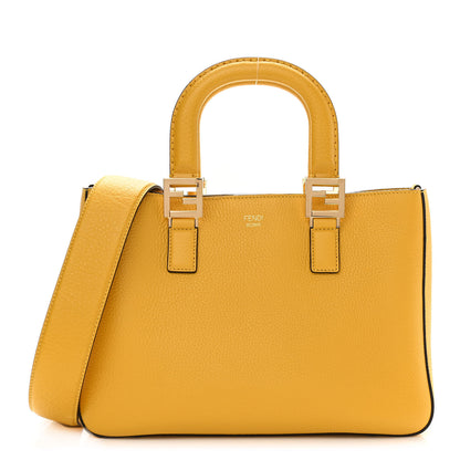 Fendi Cuoio Romano Selleria Small FF Tote Sunflower 1 of 9