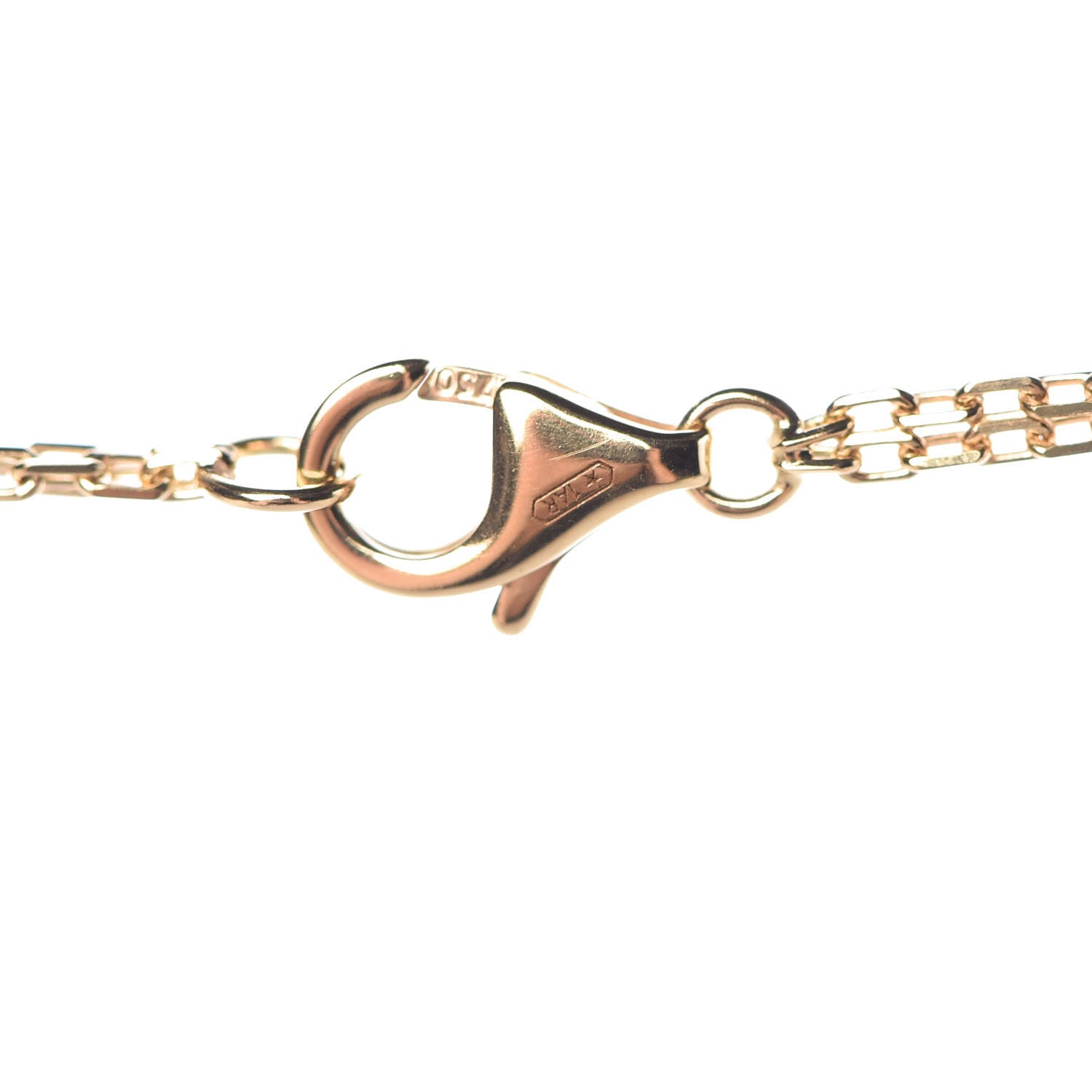 Cartier 18K Yellow Gold 2 Diamond LOVE Necklace 5 of 7