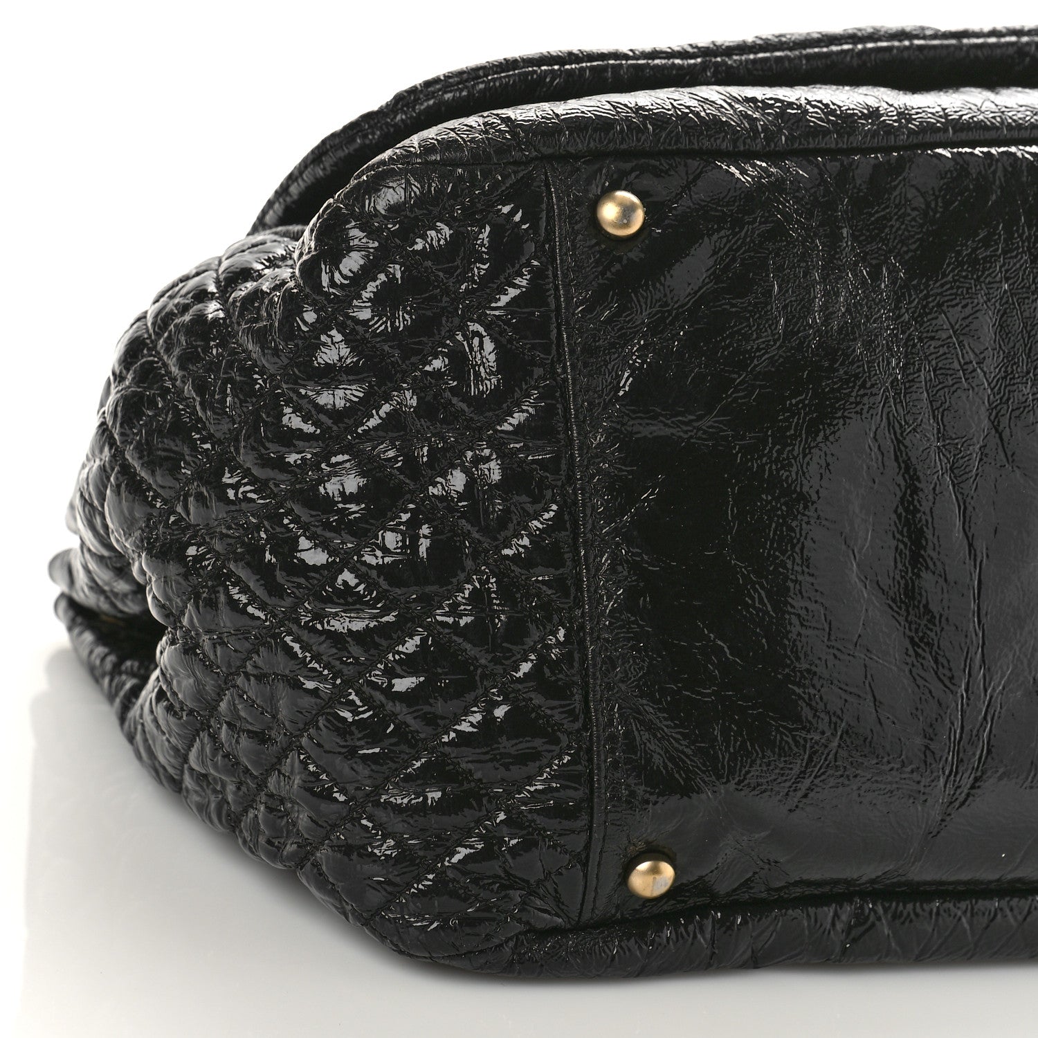 Chanel Vinyl XL Rock and Chain Flap Black 8 of 11