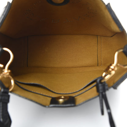 Stella McCartney Eco Alter Nappa Perforated Logo Mini Crossbody Black 5 of 16