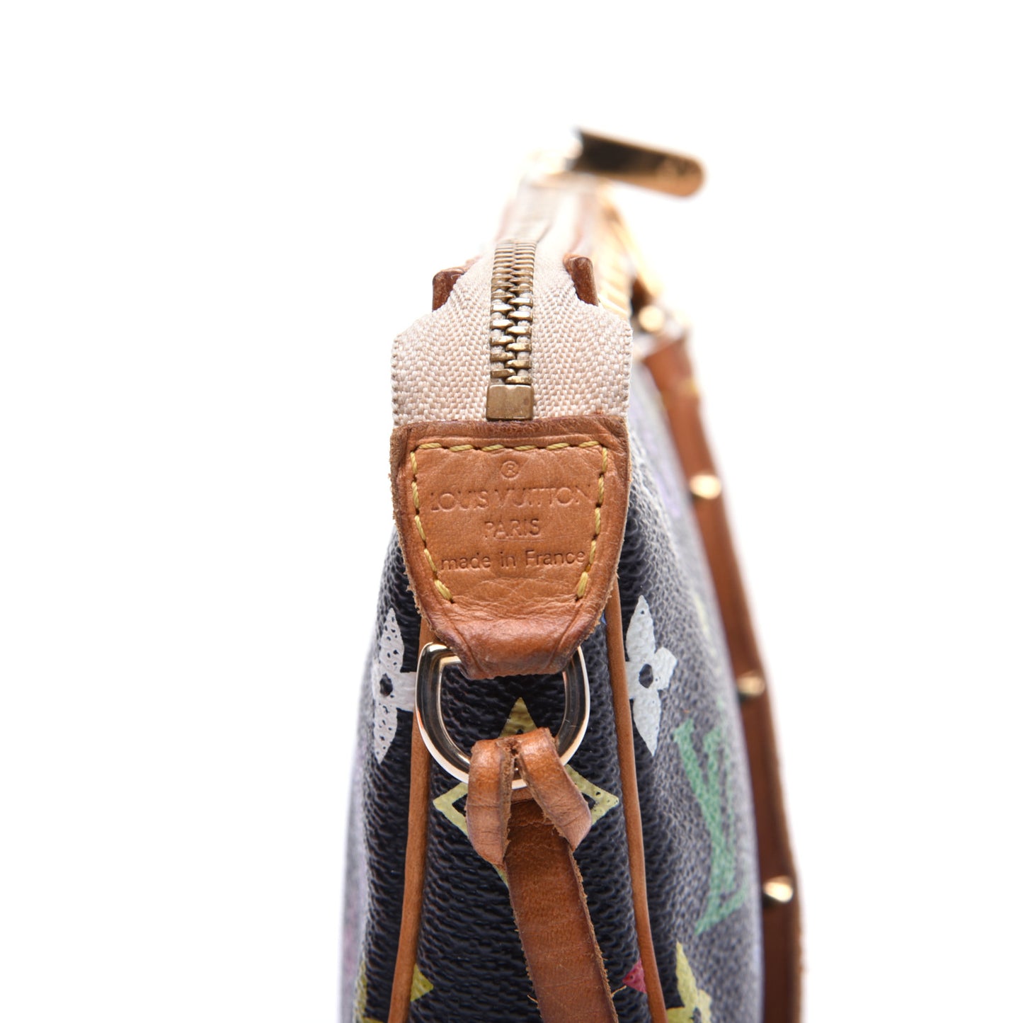 Monogram Multicolor Pochette Accessories Black