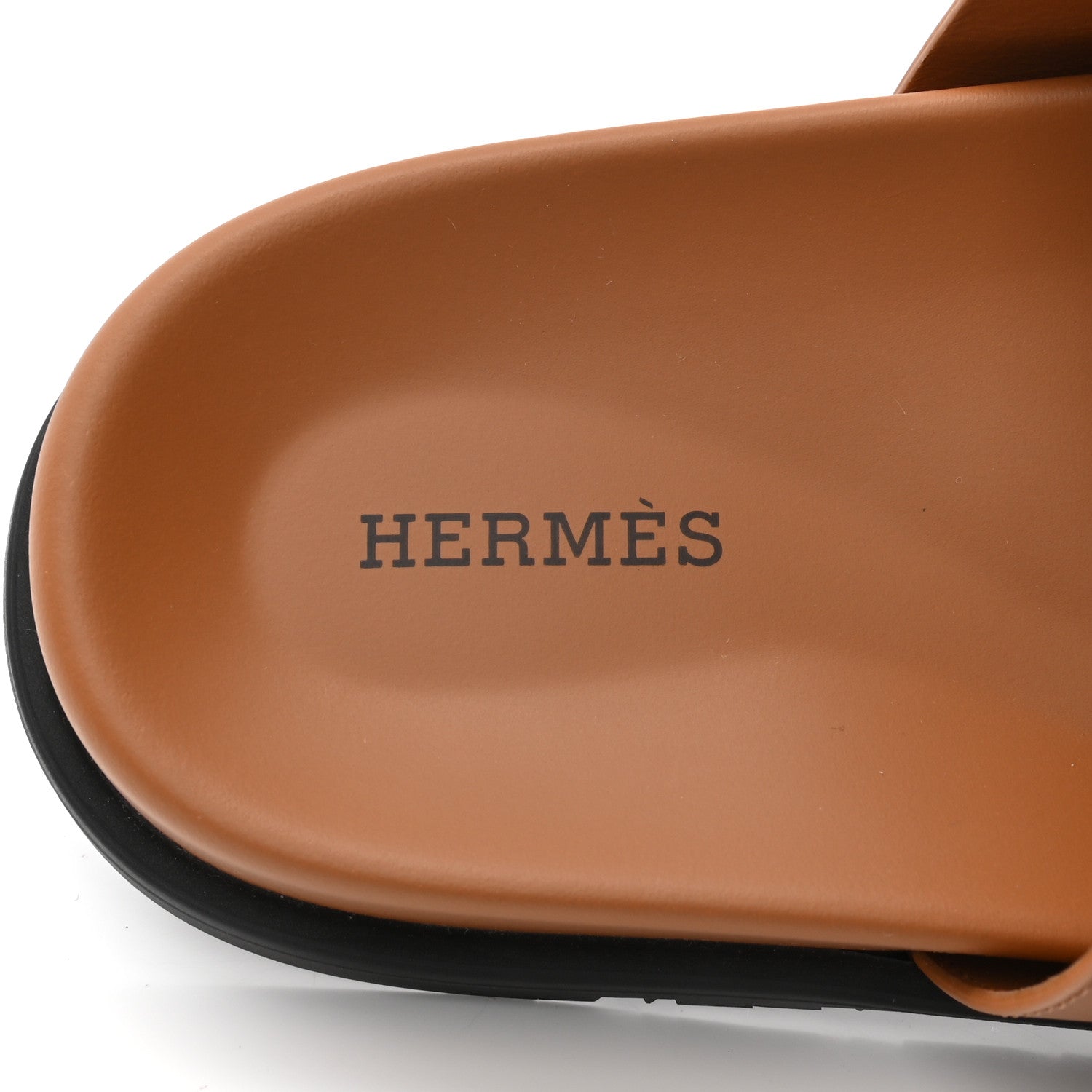 Hermes Calfskin Mens Chypre Sandals 42 Gold 7 of 8